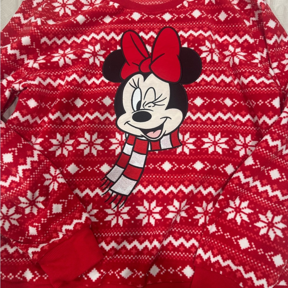 Disney Red Snowflake Sweater brand pat pat